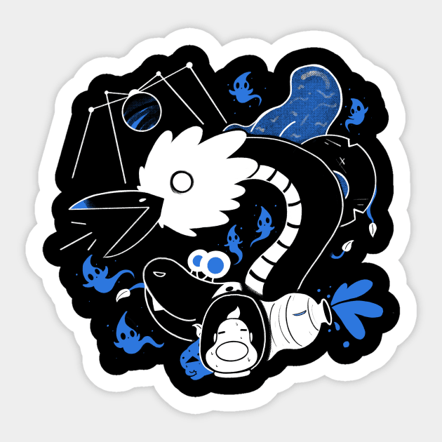 Pik Pik Panic! Sticker by Kodagon